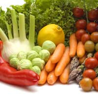 Vitamins vegetables fresh  frozen 